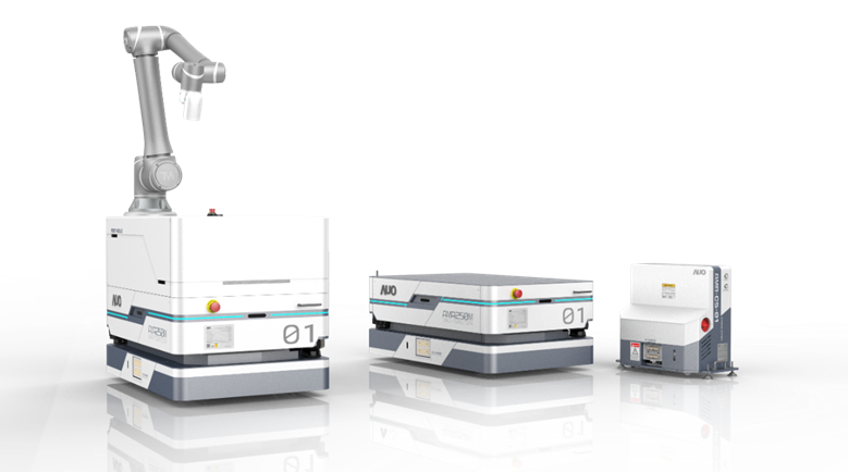 BBIN宝盈數位開發的自主式移動機器人（AMR250M），搭配全向輪並結合AI演算法、2D LiDAR、3D攝影機等技術，協助客戶實現產線全自動化